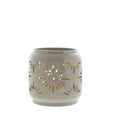 Hilde lanterne sand keramik H25 cm LENE BJERRE