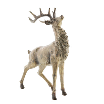 Daisy dekoration antik guld, Polyresin 32,5x16 H41,5 LENE BJERRE