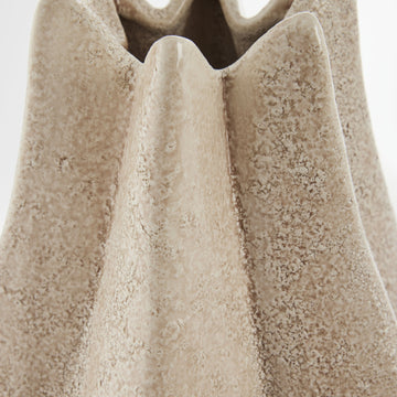 Valona vase i stentøj40,5x23 cm. sand LENE BJERRE