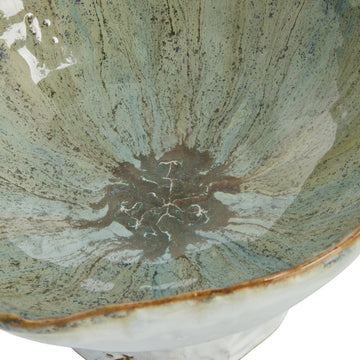 Milla skål grøn 17x17 H6 LENE BJERRE