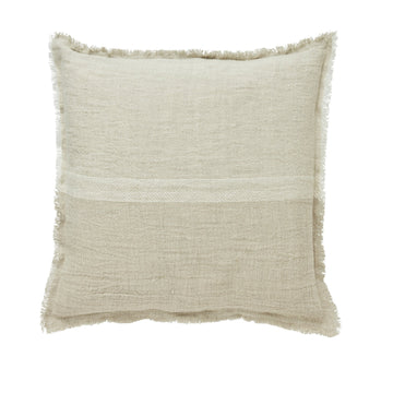 Ana pudebetræk 100% hør sand 50x50 cm LENE BJERRE