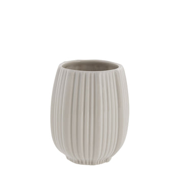 Lily tandkrus brun sand keramik H10,6 cm LENE BJERRE