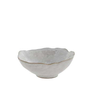 Milla skål hvid keramik H6 cm LENE BJERRE