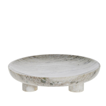 Esille fad Ø32 cm. mørk sand marmor LENE BJERRE