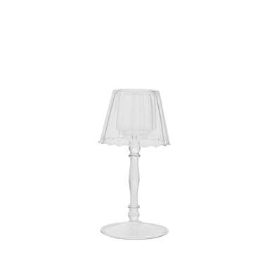 Asteria fyrfadsstage H18 cm. transparent glas LENE BJERRE