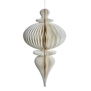 Poelle ophæng H40 cm. råhvid papir Lene Bjerre Design DK