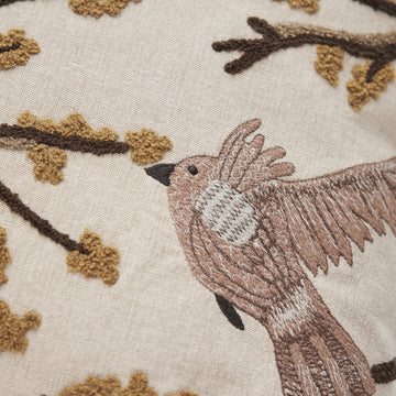 Elinia pudebetræk 50x50 cm. sand 100% bomuld LENE BJERRE