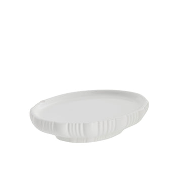 Lily sæbeholder hvid keramik H3 cm LENE BJERRE