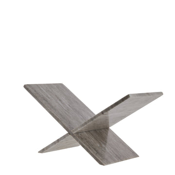 Elivinne magasin holder 45x20 cm. mørk sand marmor LENE BJERRE