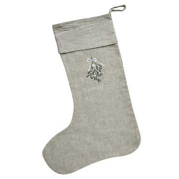 Missine julesok H51 cm. sand hørblanding Lene Bjerre Design DK