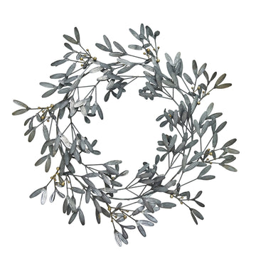 Mistlia krans 64 cm. antik grå jern Lene Bjerre Design DK