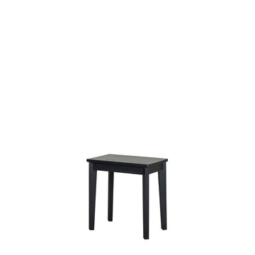 Ellie taburet L45*H45*W30 sort egetræ LENE BJERRE