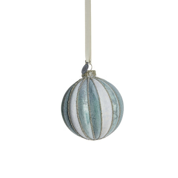 Nomillia julekugle H8 cm. råhvid Lene Bjerre Design DK