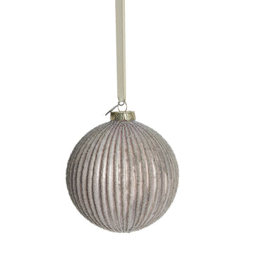 Norille julekugle H10 cm. støvet lyserød Lene Bjerre Design DK