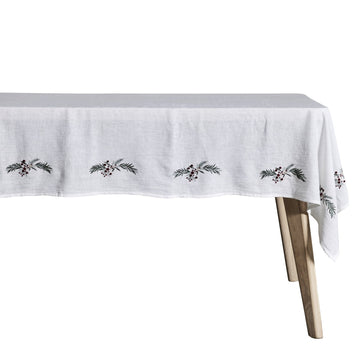 Penine dug 320 cm. hvid hørblanding Lene Bjerre Design DK