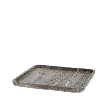 Elina fad 25x25 cm. brun travertin LENE BJERRE