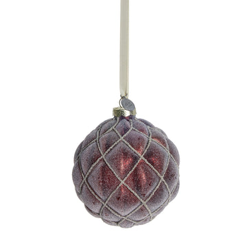 Norille julekugle H10 cm. mørkerød Lene Bjerre Design DK