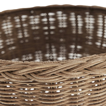 Esther kurv 25x25 cm. brun rattan LENE BJERRE