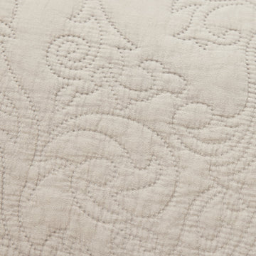 Isabelle sengetæppe 260x240 cm. sand LENE BJERRE