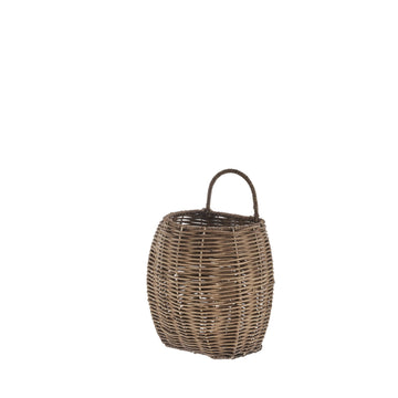 Esther kurv 15x11 cm. brun rattan LENE BJERRE