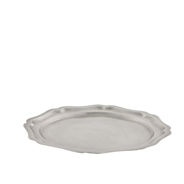 Philine dækketallerken 31x31 cm. sølv LENE BJERRE