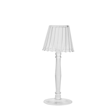 Asteria fyrfadsstage H23 cm. transparent glas LENE BJERRE