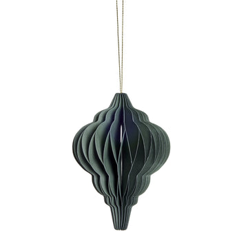 Poelle ophæng H12 cm. grøn papir Lene Bjerre Design DK