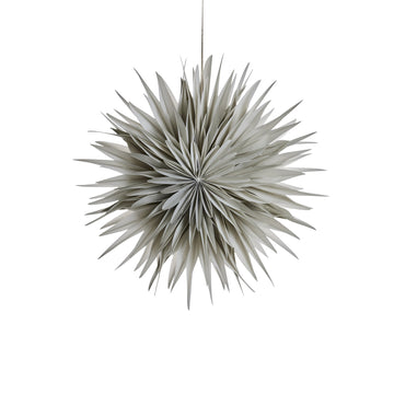 Palisia papirstjerne 40 cm. lysegrå Lene Bjerre Design DK