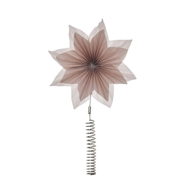 Palisia topstjerne 25 cm. støvet lyserød Lene Bjerre Design DK