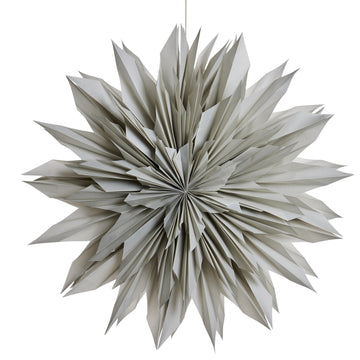 Palisia papirstjerne 60 cm. lysegrå Lene Bjerre Design DK