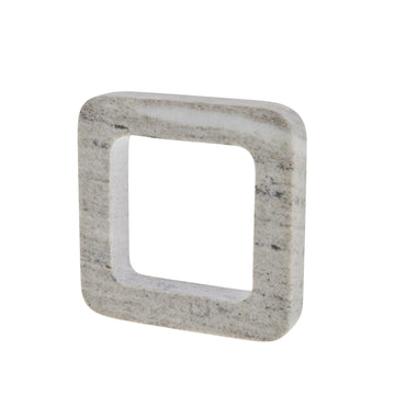 Elina bordskåner sæt 15x15 cm. mørk sand marmor LENE BJERRE