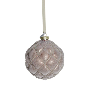 Norille julekugle H10 cm. støvet lyserød Lene Bjerre Design DK