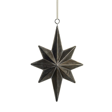 Misella stjerne H37 cm. antik sølv jern Lene Bjerre Design DK