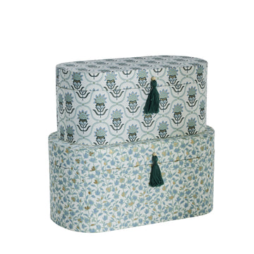 Ellen 2 stk. æske sæt hvid og LENE BJERRE