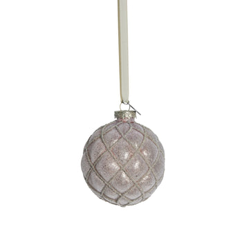 Norille julekugle H8 cm. støvet lyserød Lene Bjerre Design DK