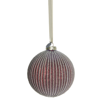 Norille julekugle H10 cm. mørkerød Lene Bjerre Design DK