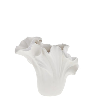 Isolinia vase H21,6 cm. hvid keramik LENE BJERRE