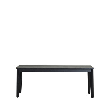 Ellie bænk L120*H45*W30 sort egetræ Lene Bjerre Design DK