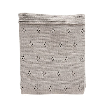 Caia viskestykke 37x50 cm. taupe LENE BJERRE