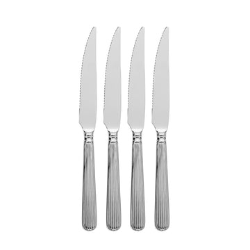 Delia steakknive 4-pak 27 cm. sølv LENE BJERRE