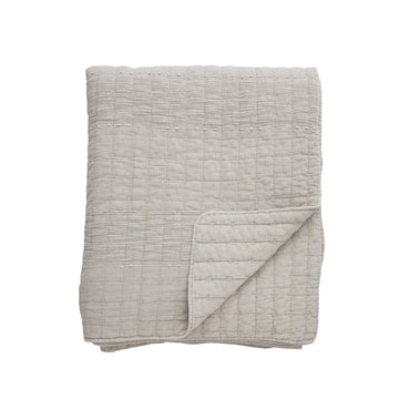 Isadora sengetæppe 260x240 cm. sand LENE BJERRE