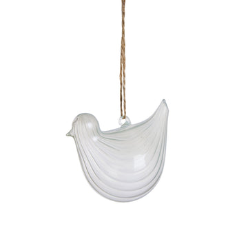 Feya påskeophæng fugl glas H7 cm lysegrøn LENE BJERRE