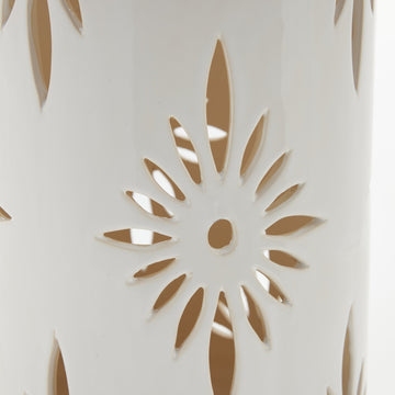 Hilde lanterne hvid keramik H39 cm LENE BJERRE