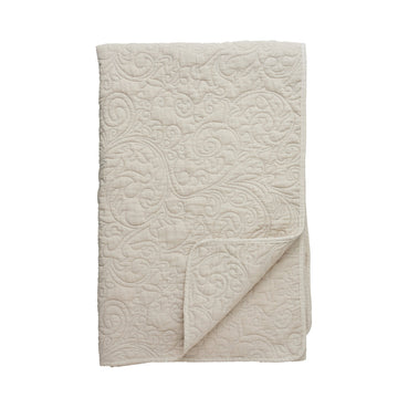 Isabelle plaid sand 170x130 LENE BJERRE