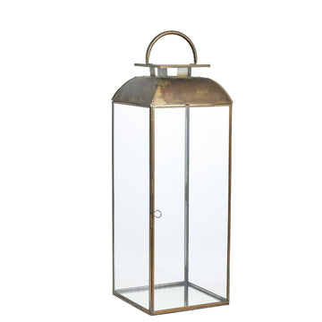 Sigrid lanterne H62 cm. antik guld jern LENE BJERRE