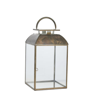 Sigrid lanterne H42 cm. antik guld jern LENE BJERRE