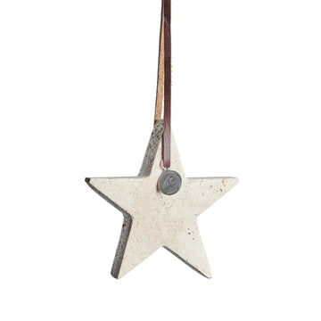 Elina sand marmorstjerne ophæng 10 cm LENE BJERRE