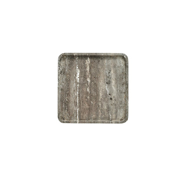 Elina fad 25x25 cm. brun travertin LENE BJERRE