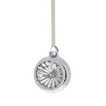 Hevig julekugle H8 cm. sølv Lene Bjerre Design DK