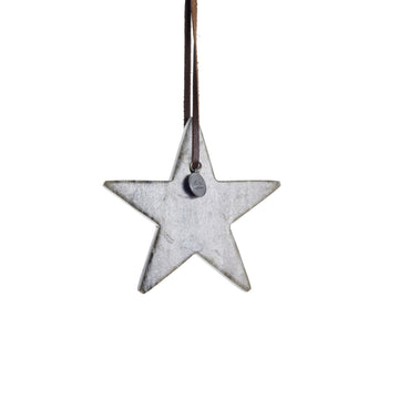 Elina marmor juletræspynt H10 cm. mørk sand Lene Bjerre Design DK